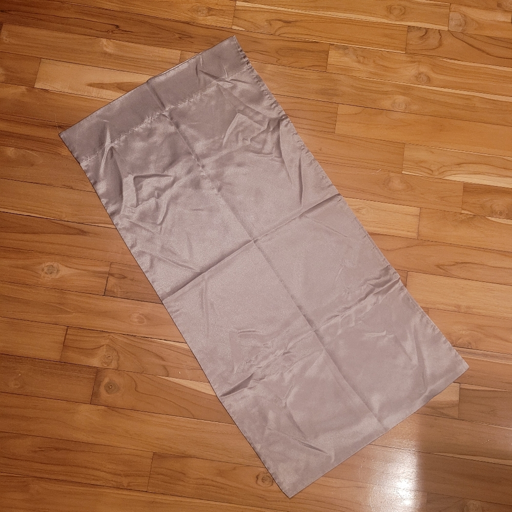 TWO king satin pillowcases